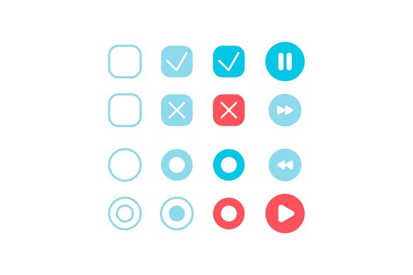 Audio Player Settings UI Elements Kit: Graphics and Icons for Modern Design