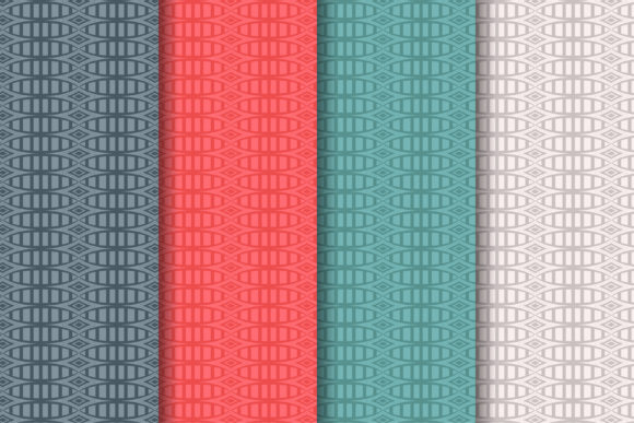 Curve Horizontal Circle Pattern Flat Graphics