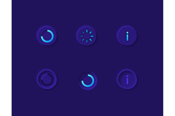 Loading UI Elements Kit: Graphics for Ux And Ui Kits