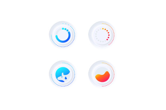 Media Loader UI Elements Kit: Graphics for UX and UI Kits