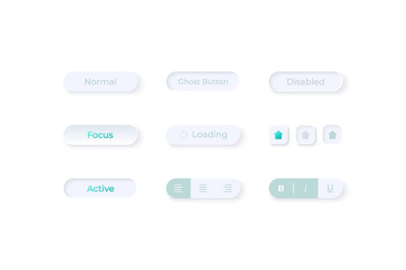 Option Fields UI Elements Kit: Graphics for UX and UI Kits