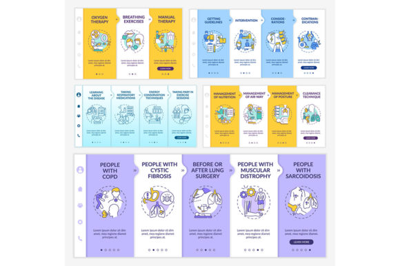 Pulmonary Rehabilitation and Therapy Graphics