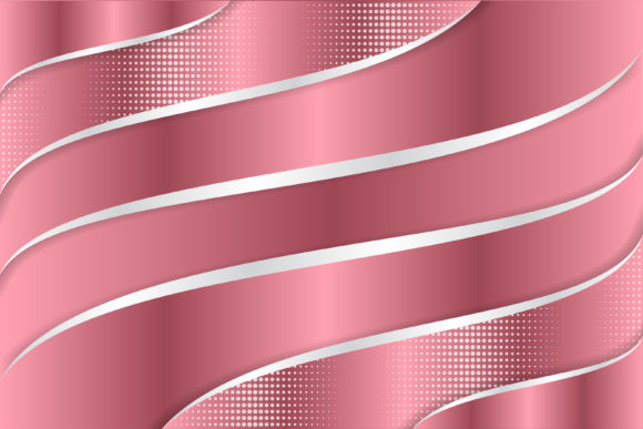 Wave Silver Pink Gradient Background